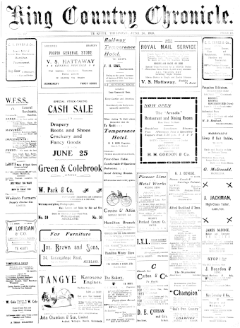 Issue page