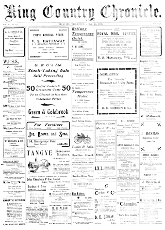 Issue page