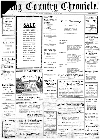 Issue page