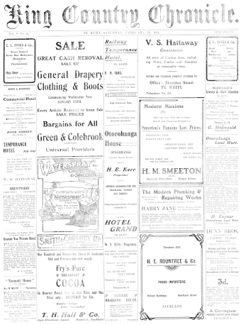 Issue page