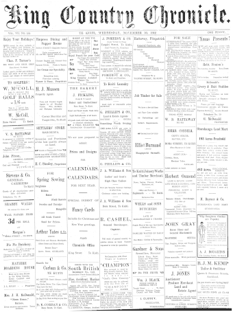 Issue page