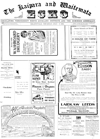 Issue page