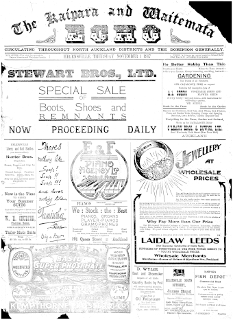Issue page