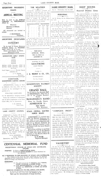 Issue page