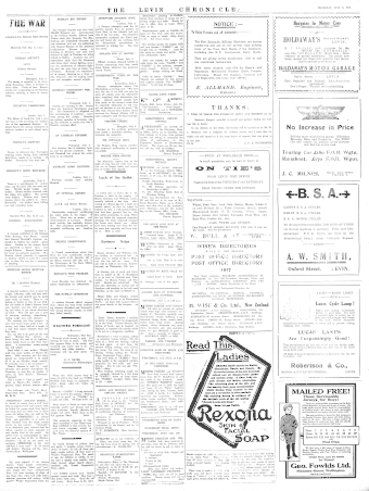 Issue page