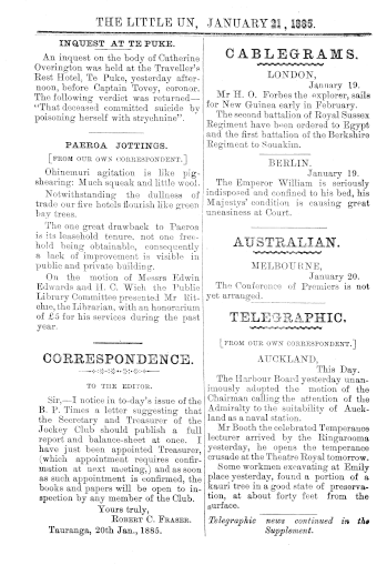 Issue page