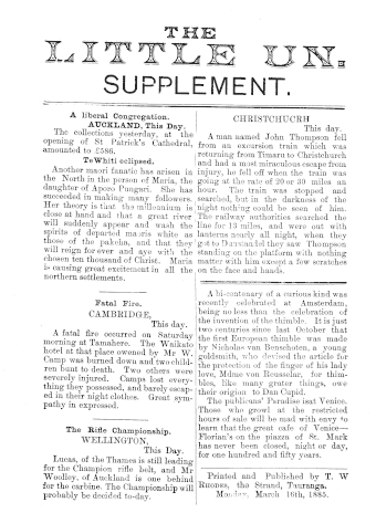 Issue page
