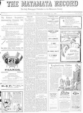 Issue page