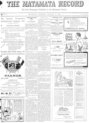 Issue page