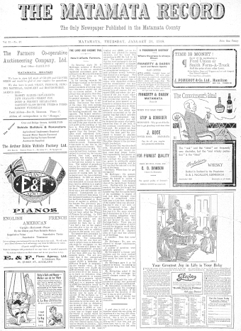 Issue page