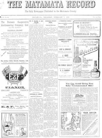 Issue page