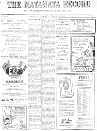 Issue page