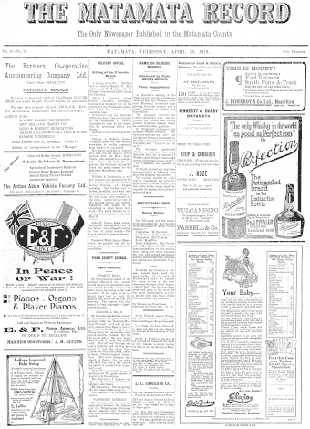 Issue page