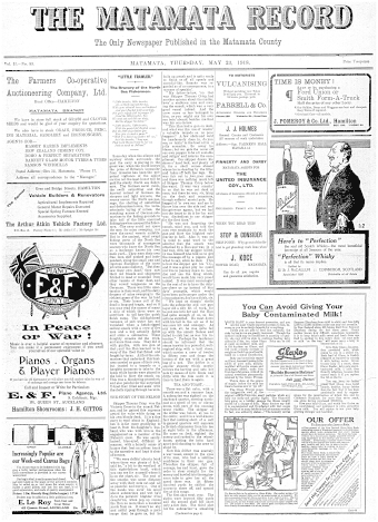Issue page