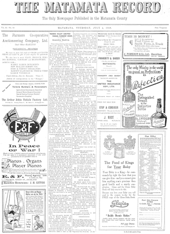 Issue page