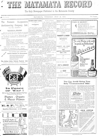 Issue page