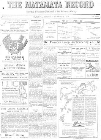 Issue page