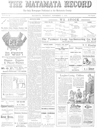 Issue page