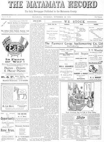Issue page