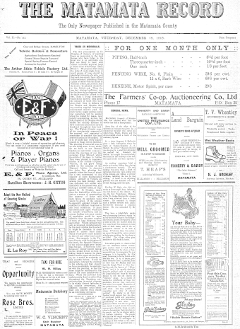 Issue page