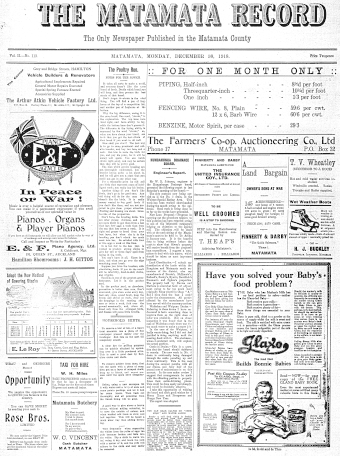 Issue page