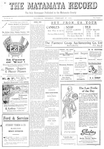 Issue page