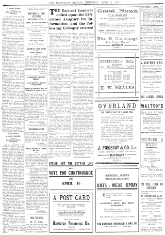 Issue page