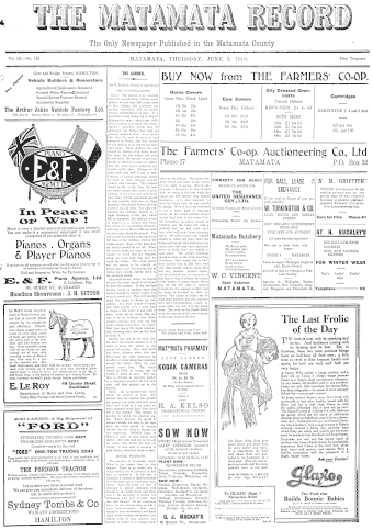 Issue page