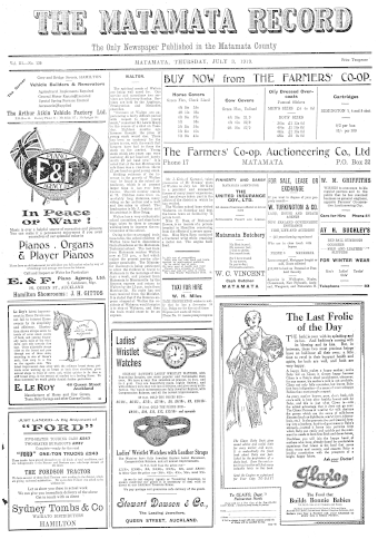 Issue page
