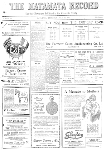 Issue page
