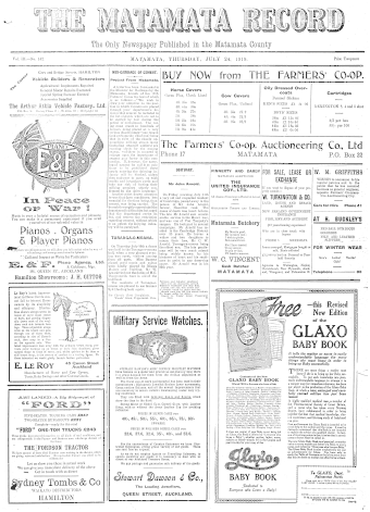 Issue page
