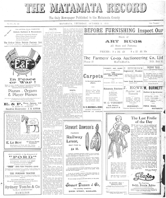 Issue page