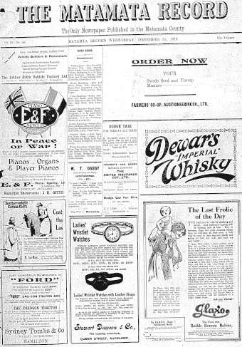 Issue page