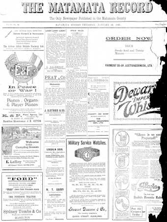 Issue page