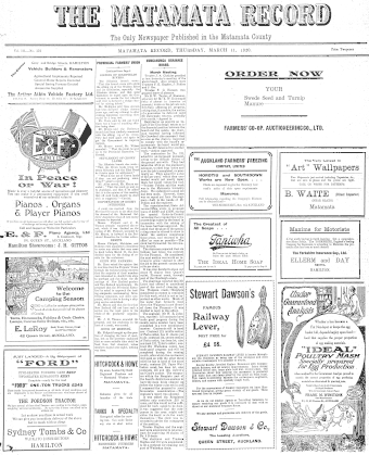 Issue page