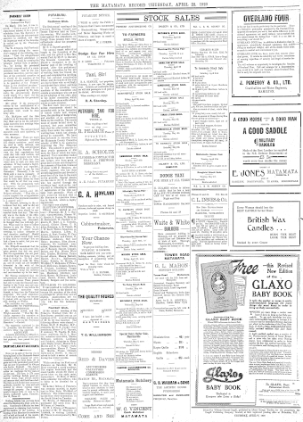 Issue page