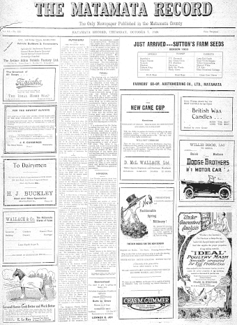 Issue page