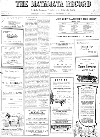 Issue page