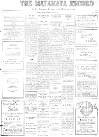 Issue page