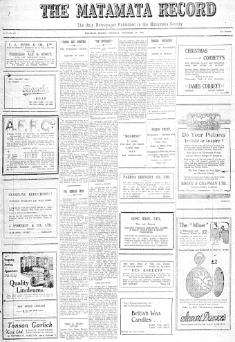 Issue page