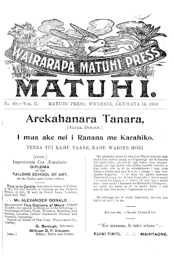 Issue page