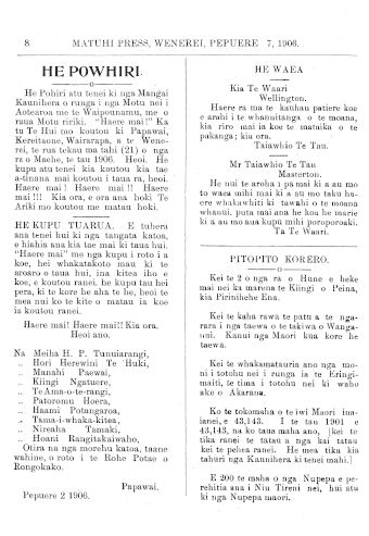 Issue page