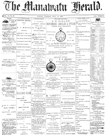 Issue page