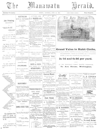 Issue page