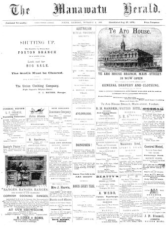Issue page