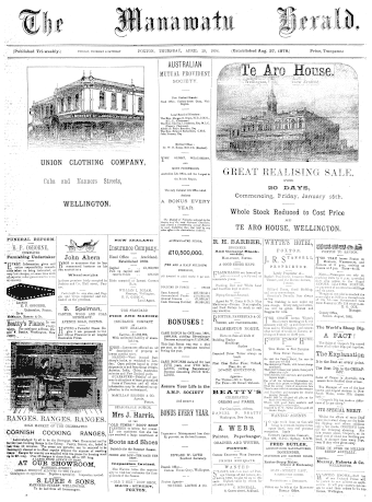 Issue page