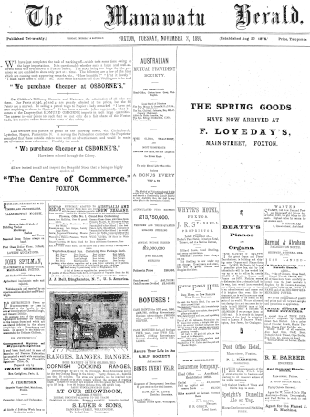 Issue page