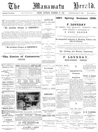 Issue page