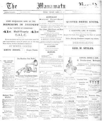 Issue page