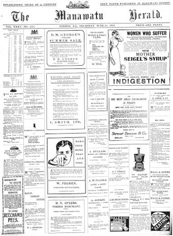 Issue page